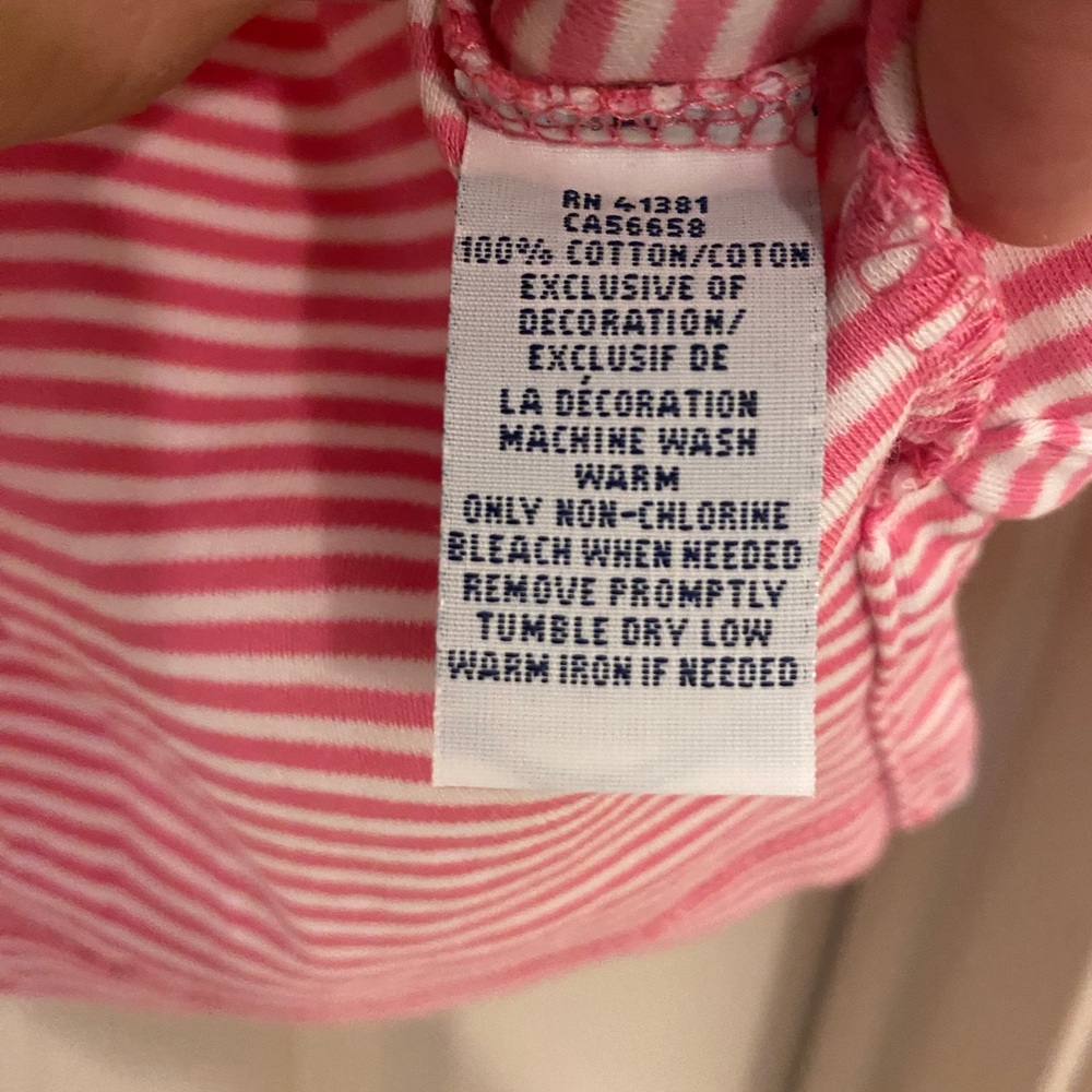 Ralph Lauren Medium 100% Cotton Men's Polo Shirt in Pink and White Stripes - Picture 4 of 4